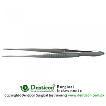 Micro Dissecting Forcep 0.8mm tips,1 x2teeth tungsten carbide coated tips, 11.5cm 0.8mm Serrated tips,11.5cm
